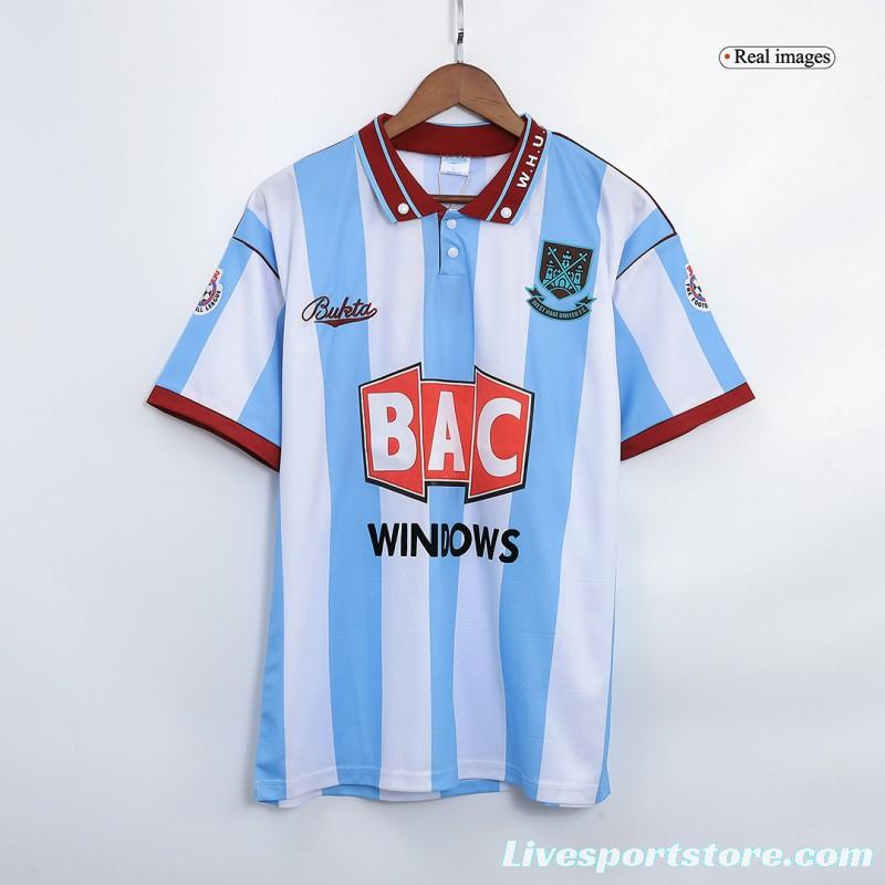 Retro 91/92 West Ham Away Jersey