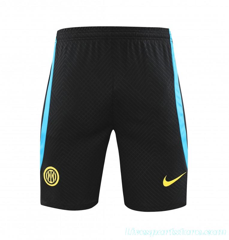 23-24 Inter Milan Black/Blue Short Sleeve+Shorts