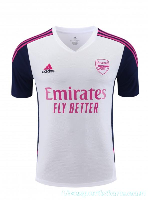 23-24 Arsenal White/Navy Short Sleeve+Shorts