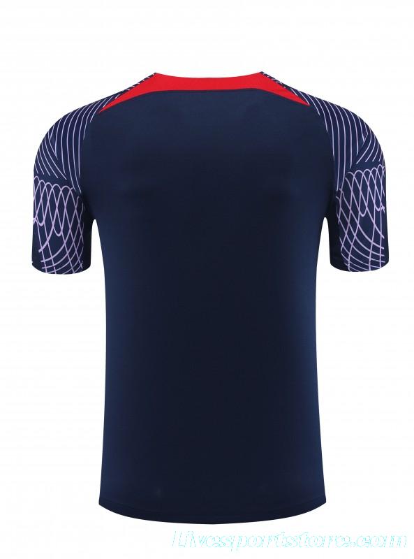 23-24 PSG Navy Short Sleeve+Shorts