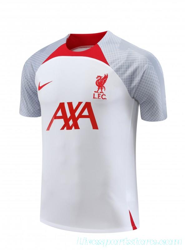 23-24 Liverpool White Grey Short Sleeve+Shorts