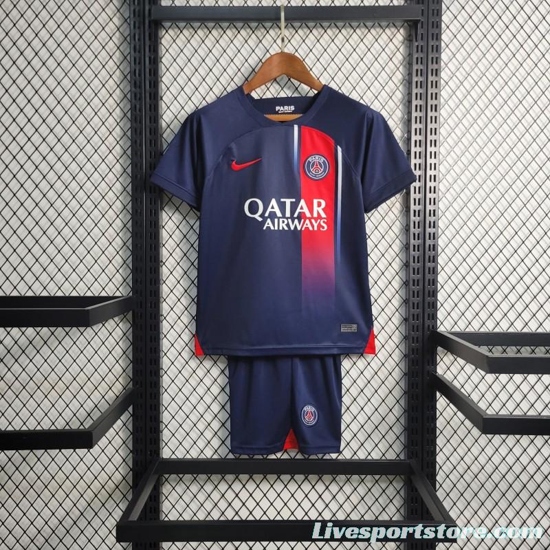 23-24 Kids PSG Home Jersey