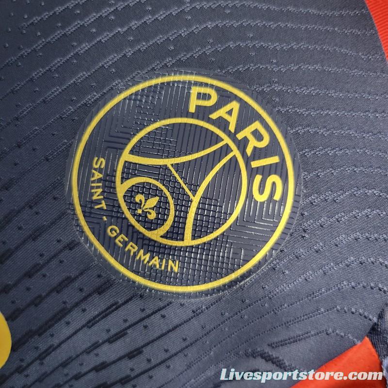 Player Version 23-24 PSG Training Navy Jersey