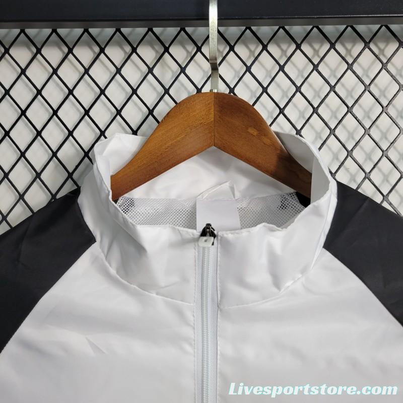 23-24  Arsenal White Windbreaker