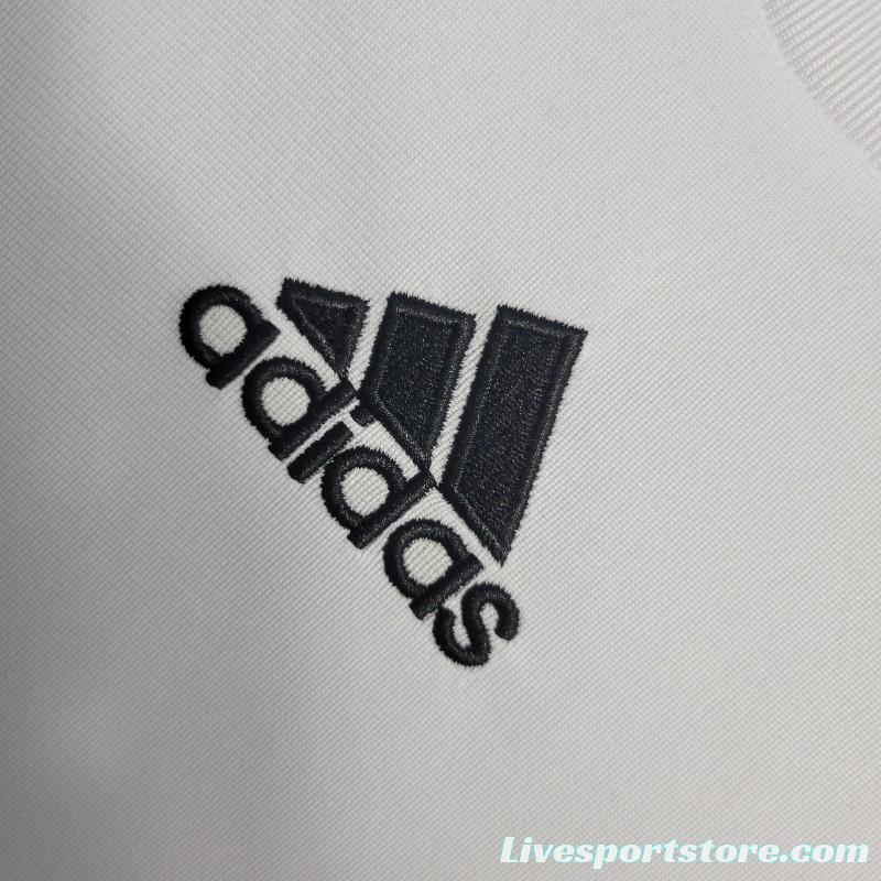 Retro Long Sleeve 09/10 Real Madrid Home Jersey