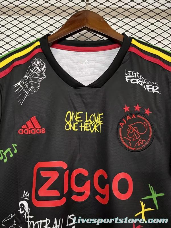 Retro 21/22 Ajax Third Black One Love Edition Jersey