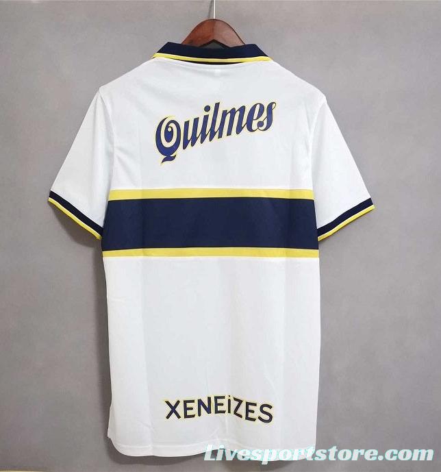 Retro 96/97 Boca Juniors Away White Jersey