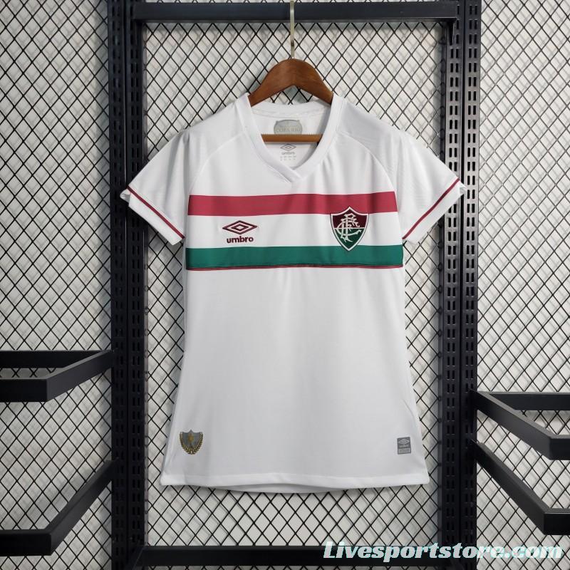 23-24 Women Fluminense Away White Jersey