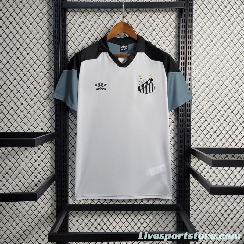 23-24 Santos Training White Jersey