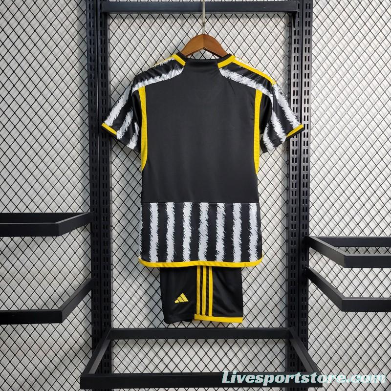 23-24 Kids Juventus Home Jersey