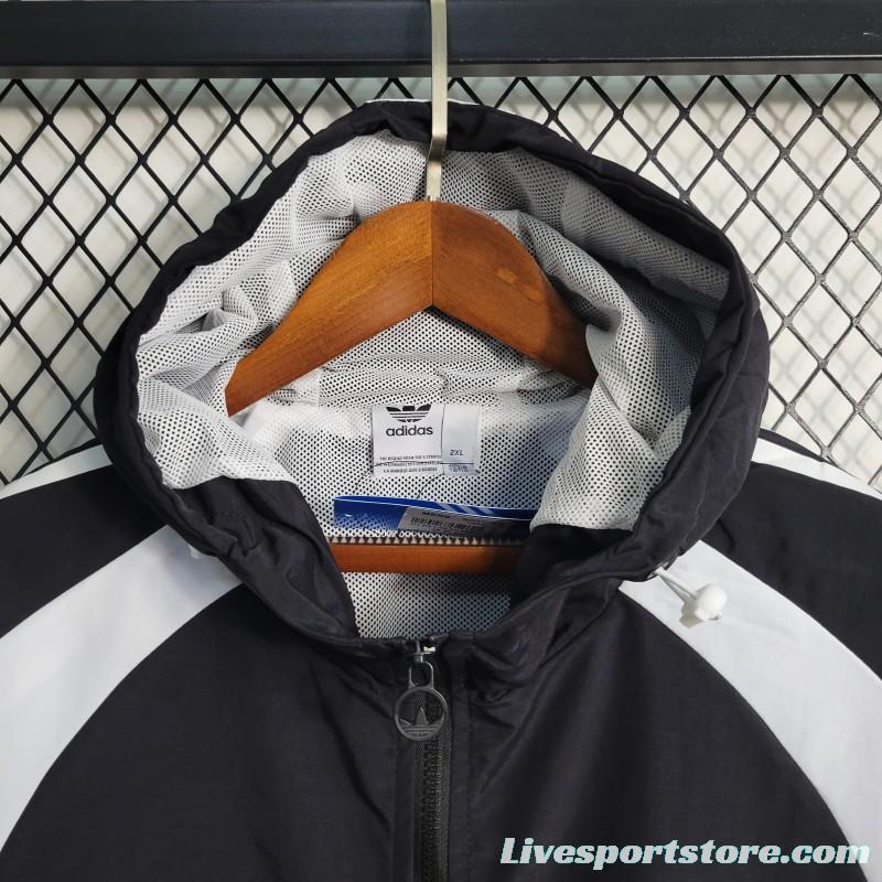 2023 Adidas Originals Black Windbreaker