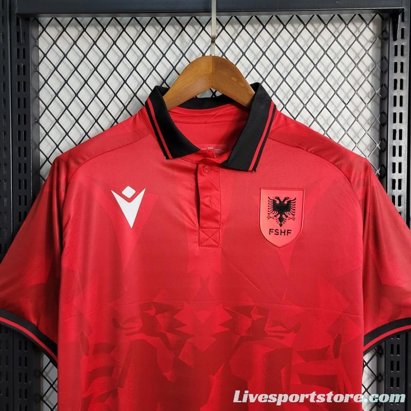 2023 Albania Home Jersey