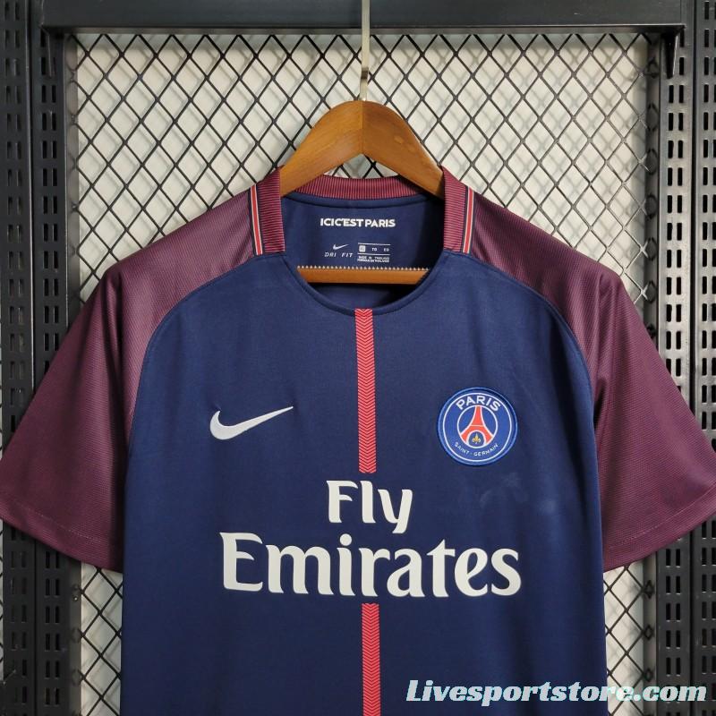 Retro 17-18 PSG Home Jersey