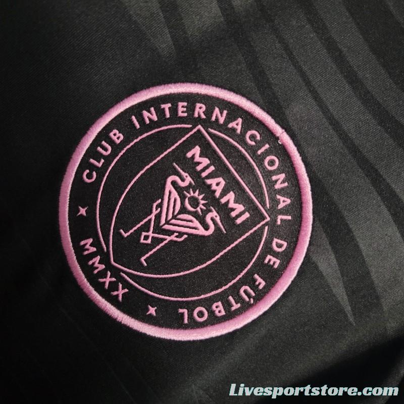 23-24 Inter Miami Away MESSI  Black Jersey