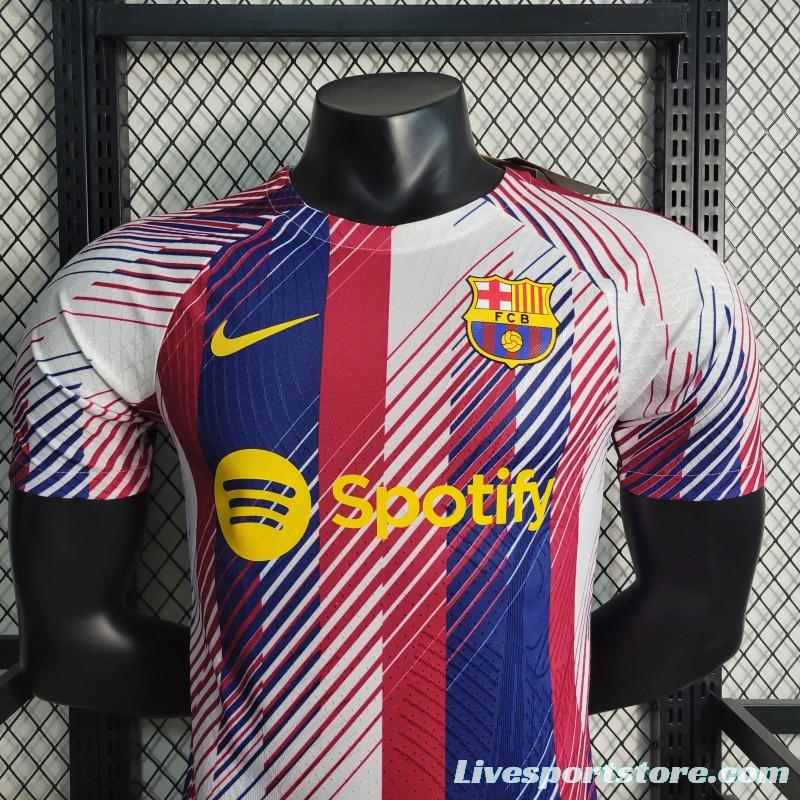 Player Version 23-24 Barcelona Training Jersey