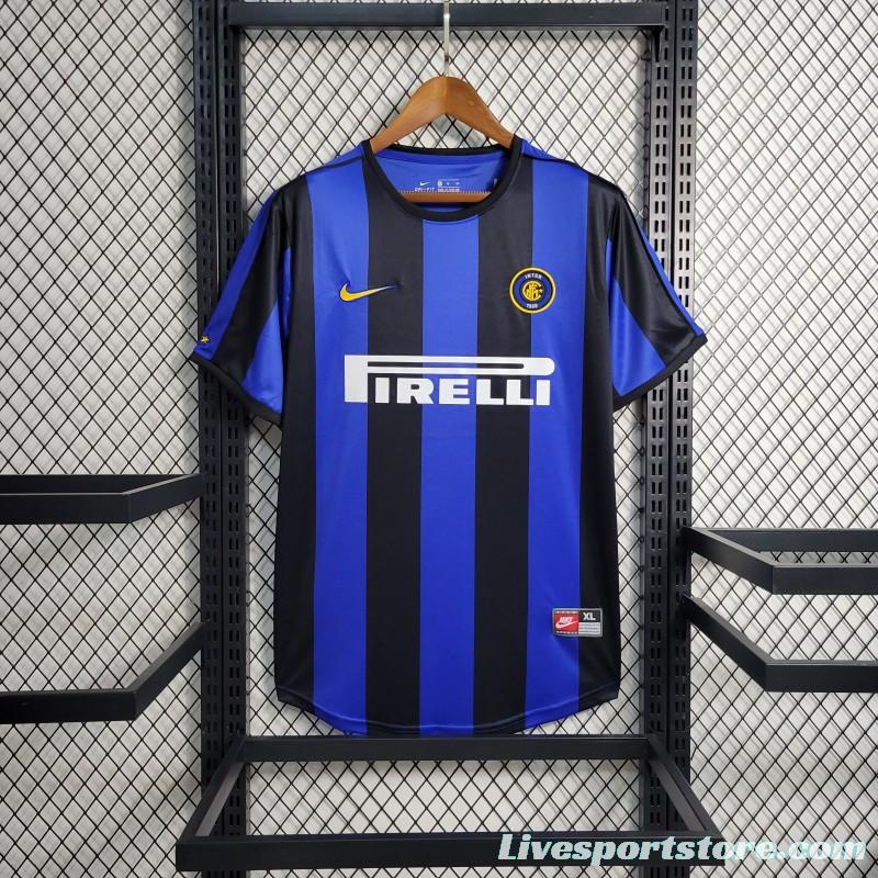 Retro 99-00 Inter Milan Home Jersey