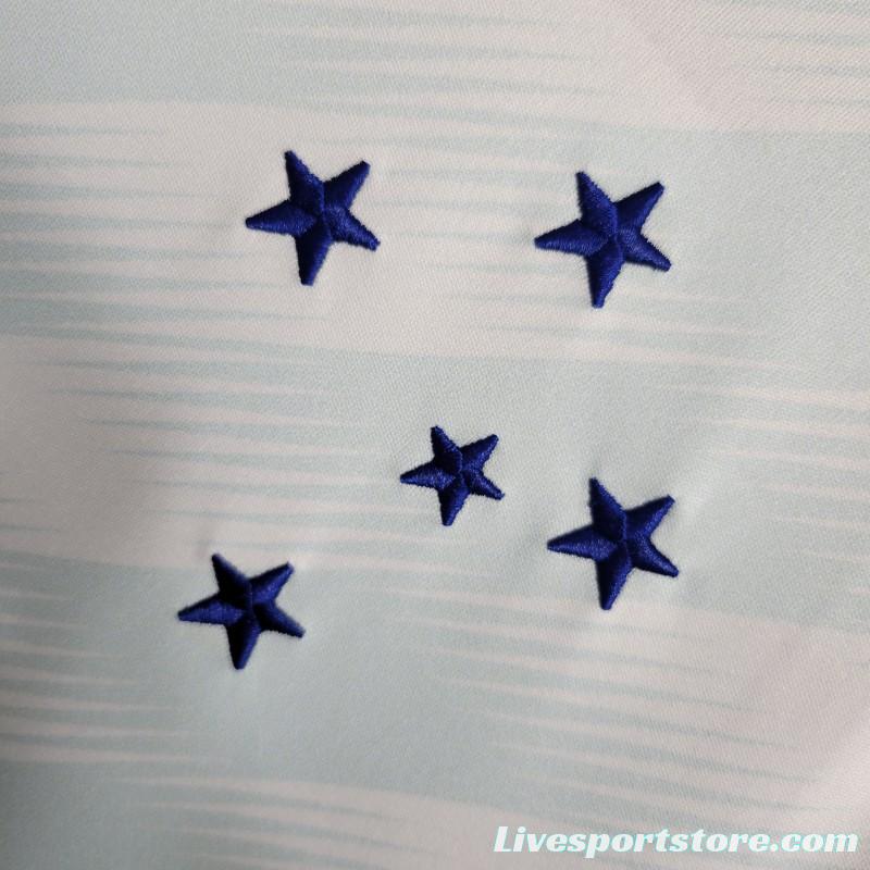 23-24 Cruzeiro Away White Jersey