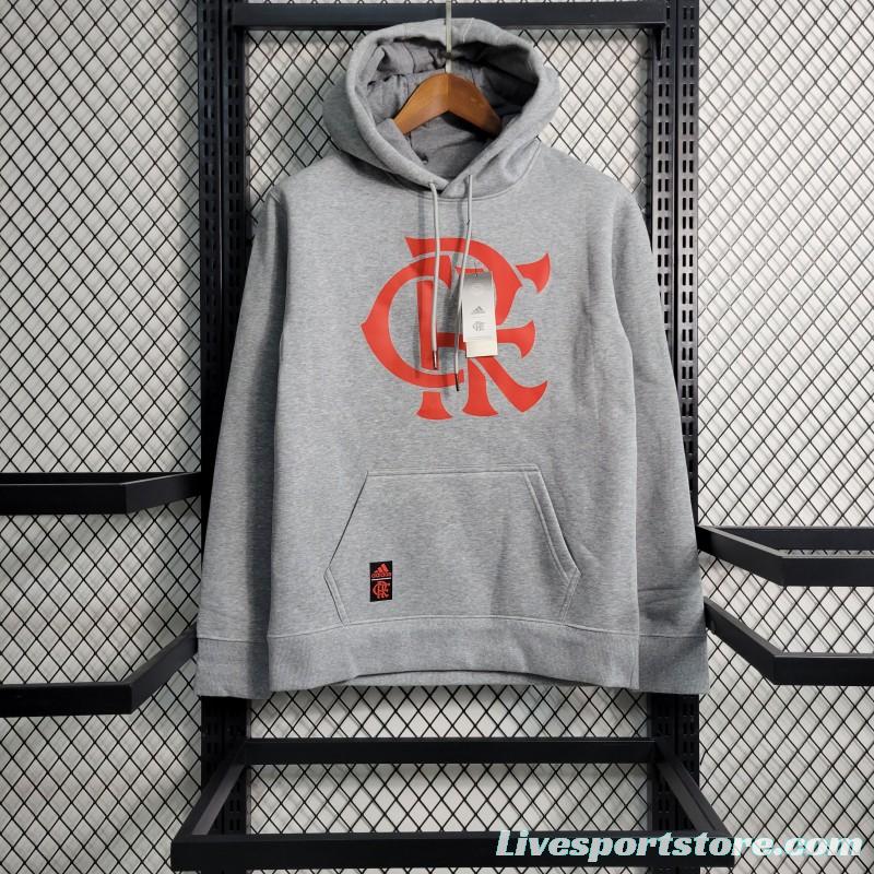 23-24 Flamengo Grey Hoodie