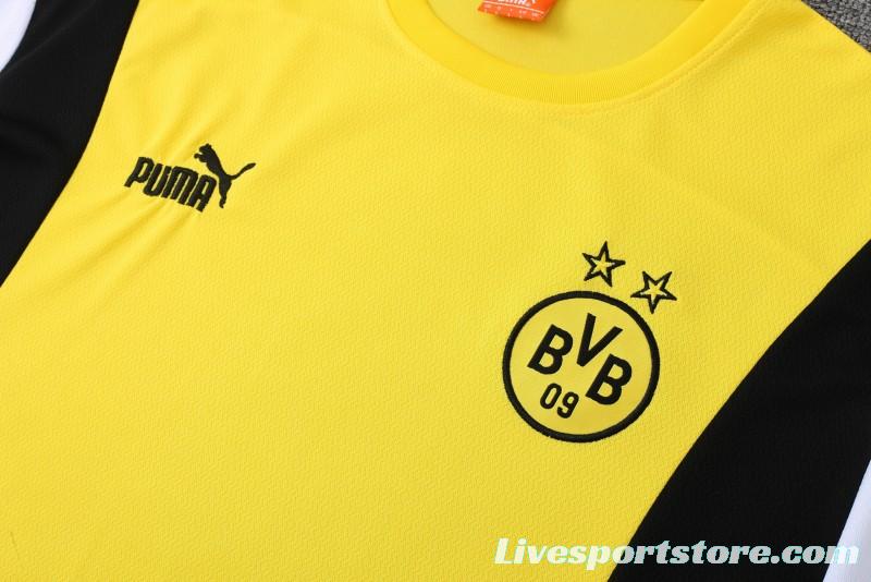 23 24 Borussia Dortmund Yellow Short Sleeve+Shorts