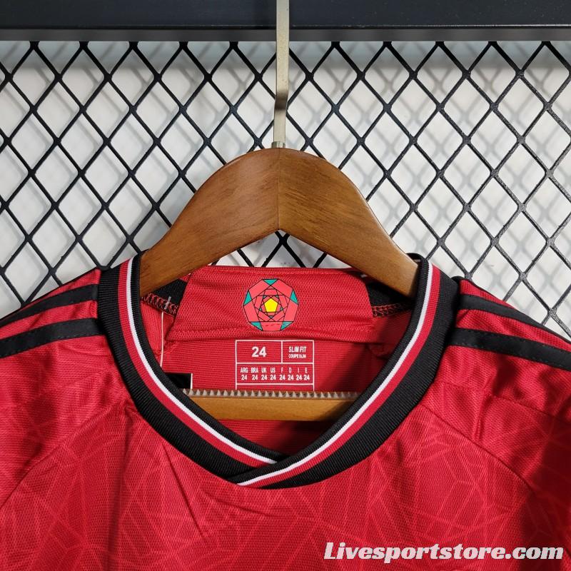 23-24 Kids Manchester United Home Jersey