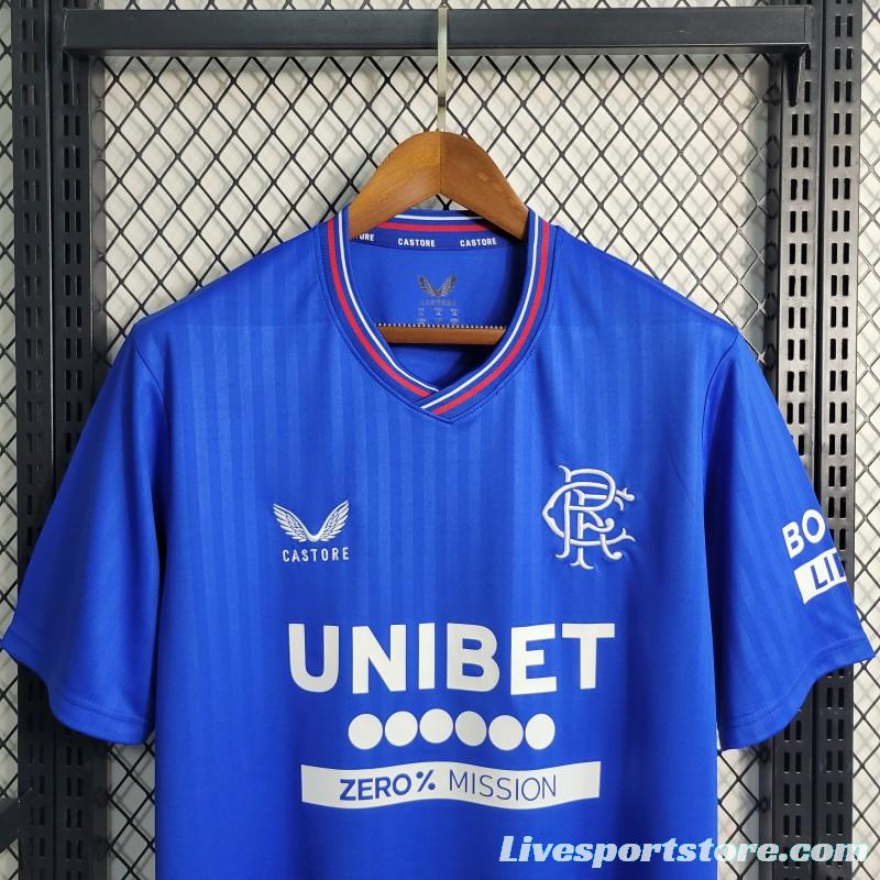 23/24 Glasgow Rangers Home Jersey