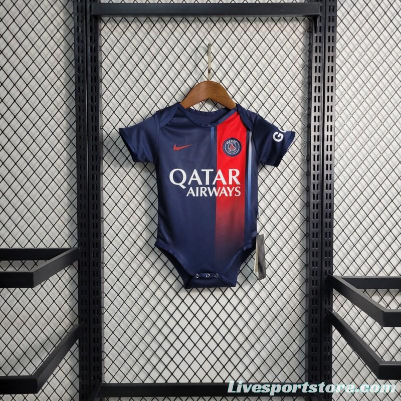 23-24 Baby PSG Home Jersey