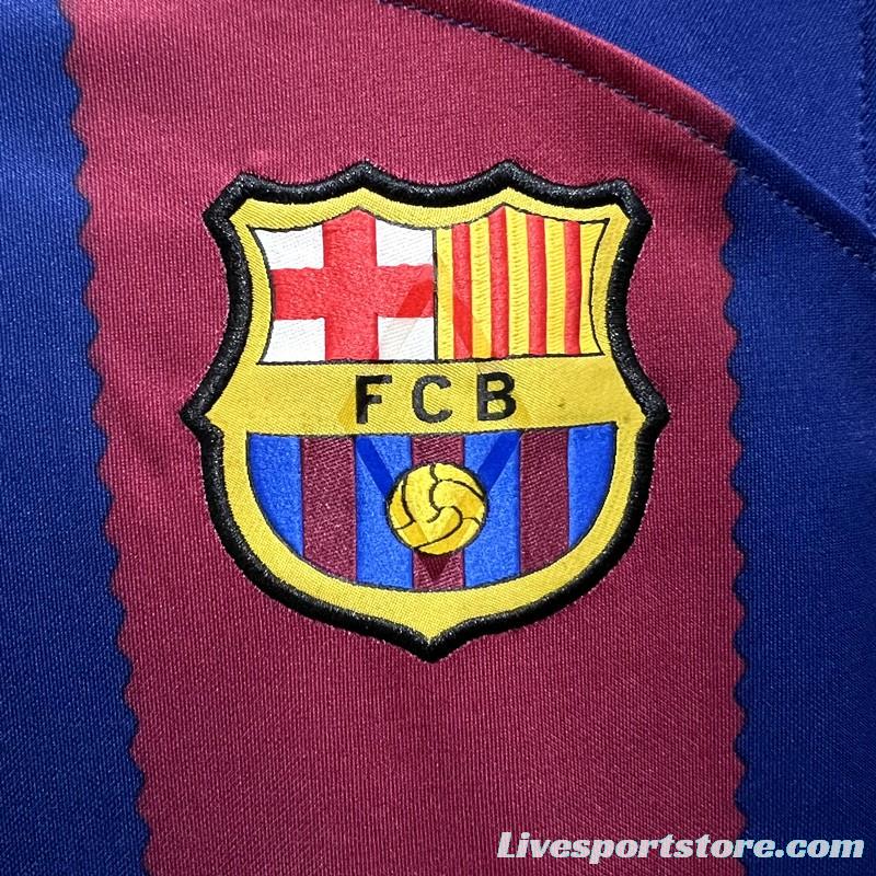 23/24 Barcelona Home Long Jersey S-4XL