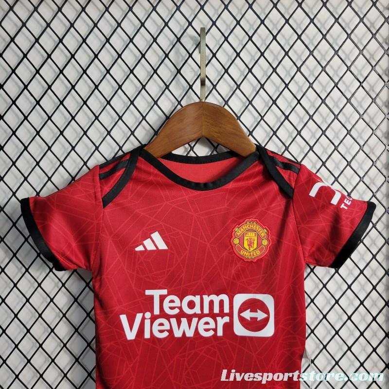 23-24 Baby Manchester United Home Jersey