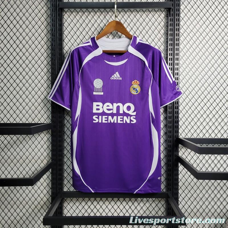 Retro 06/07 Real Madrid Third Purple Jersey