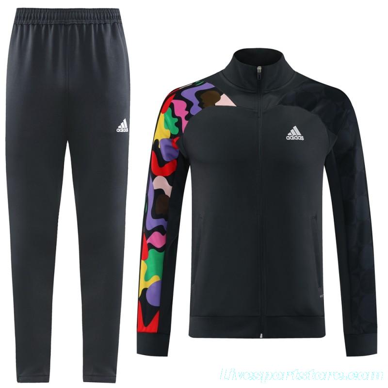 23/24 Adidas Black Full Zipper +Pants