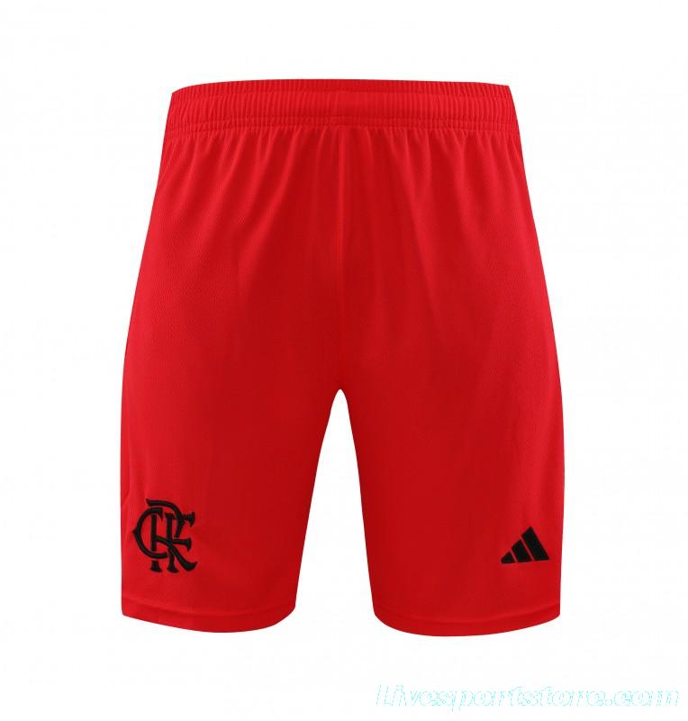 23/24 Flamengo White Short Sleeve Jersey+Shorts