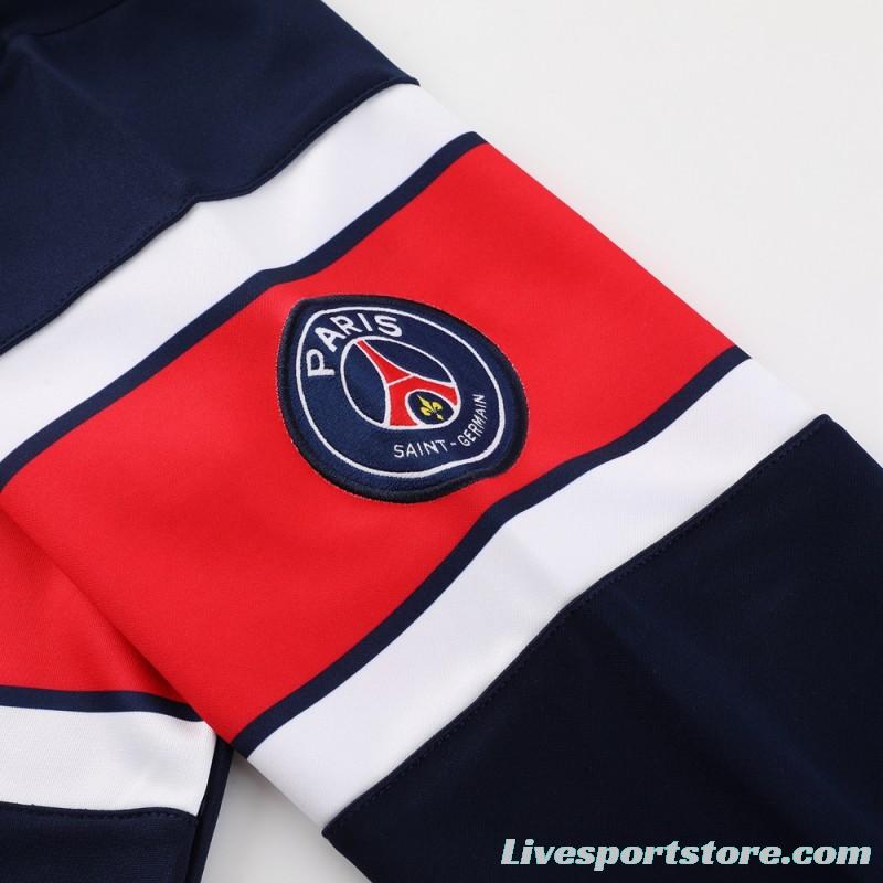 23/24 PSG Navy Red Full Zipper Jacket+Pants