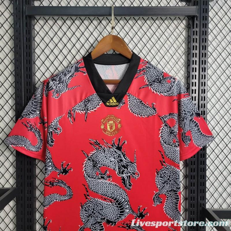 Retro 19/20 Manchester United Spring Festival China Dragon Special Edition Jersey