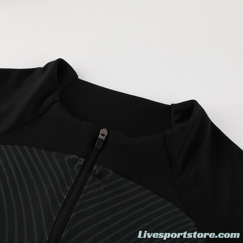 2024 Nike Black Half Zipper Jacket+Pants