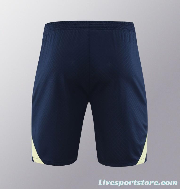 24/25 Club America Blue/Yellow Vest Jeresy+Shorts