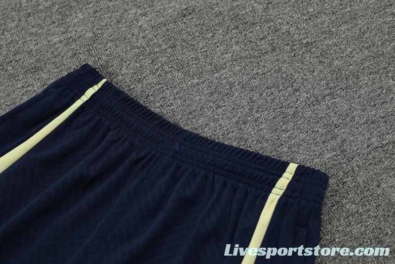 24/25 Club America Blue/Yellow Short Sleeve Jeresy+Shorts