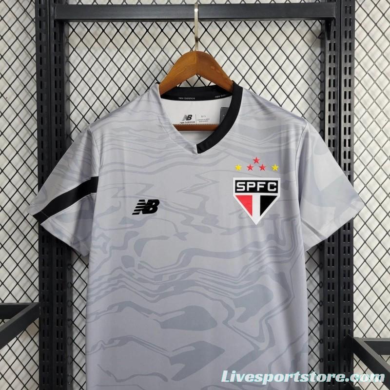 24/25 Sao Paulo Home Gray Goalkeeper Jersey