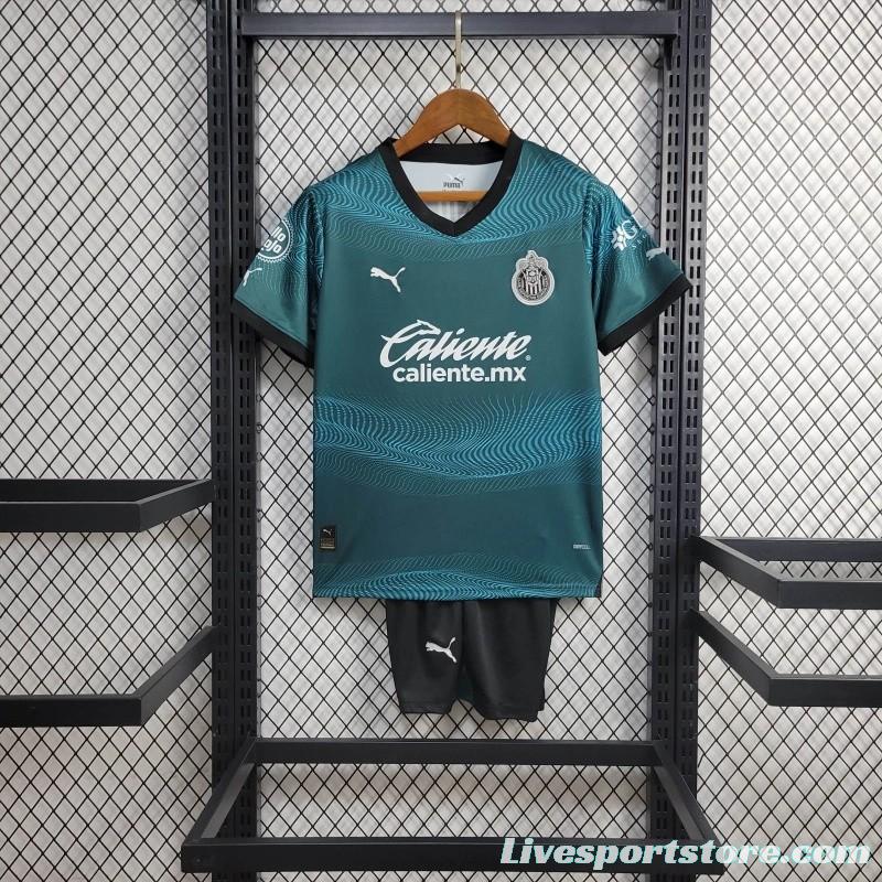 23/24 Kids Chivas Guadalajara Green Jersey