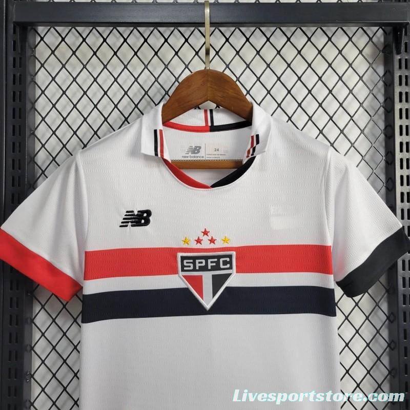 24/25 Kids Sao Paulo Home Jersey