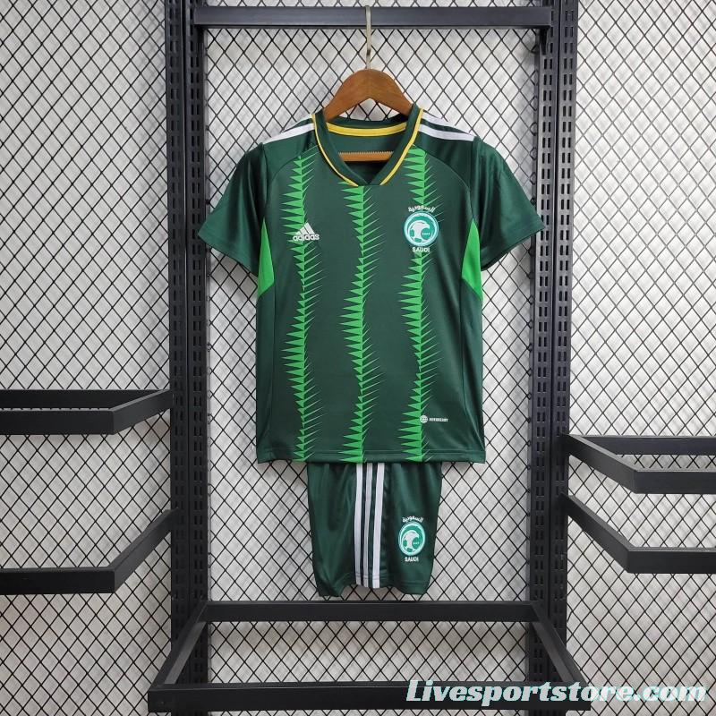 2024 Kids Saudi Arabia Home Jersey