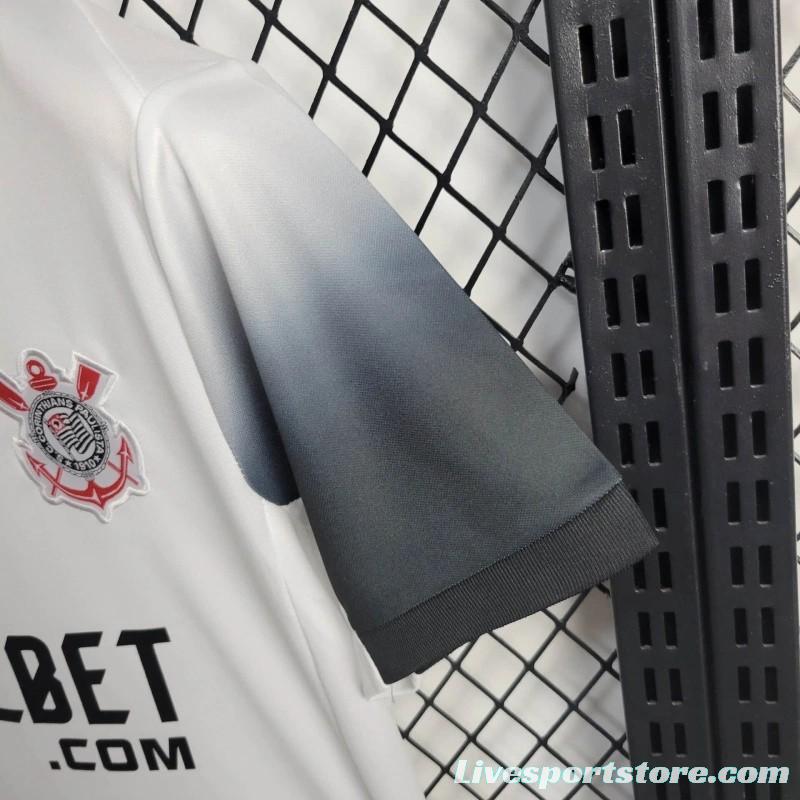 24/25 Kids Corinthians Home Jersey