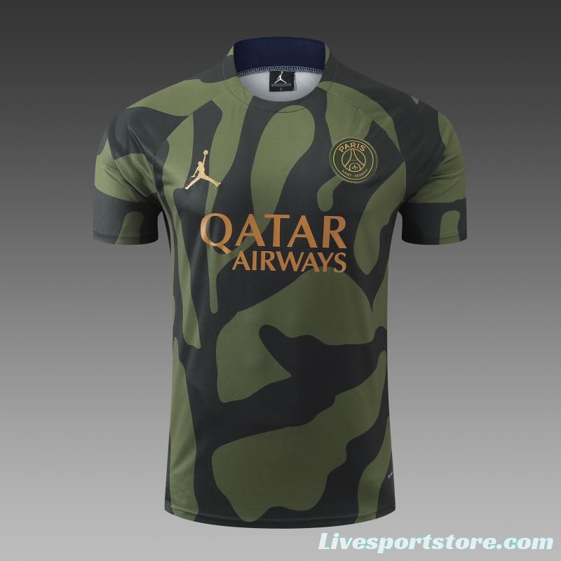 23/24 PSG Camouflage Short Sleeve Jersey+Shorts