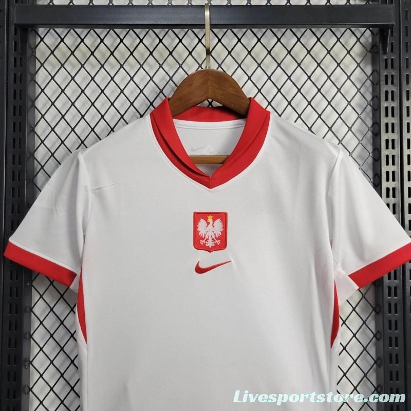 2024 Kids Poland Home Jersey