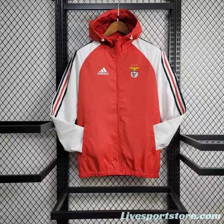 24/25 Benfica Red Windbreaker