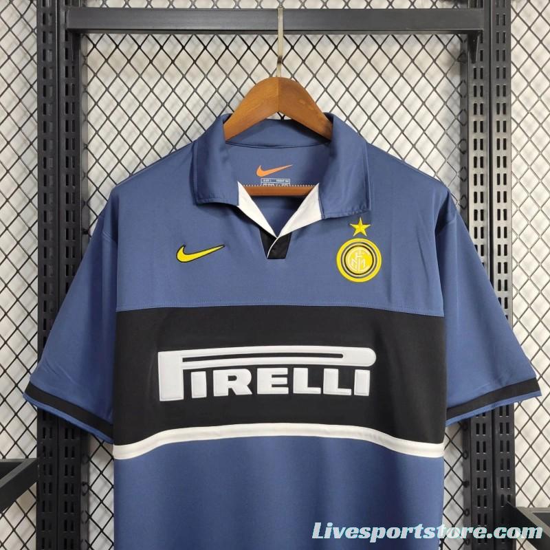 Retro 98/99 Inter Milan Third Blue Jersey