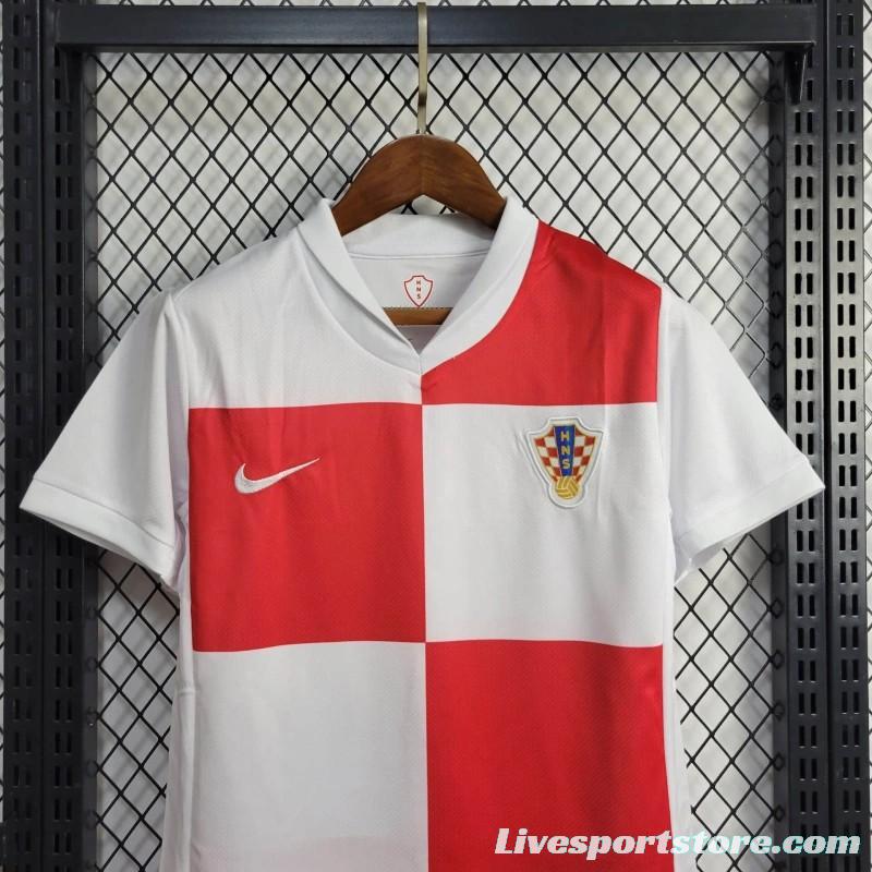 2024 KIDS Croatia Home Jersey