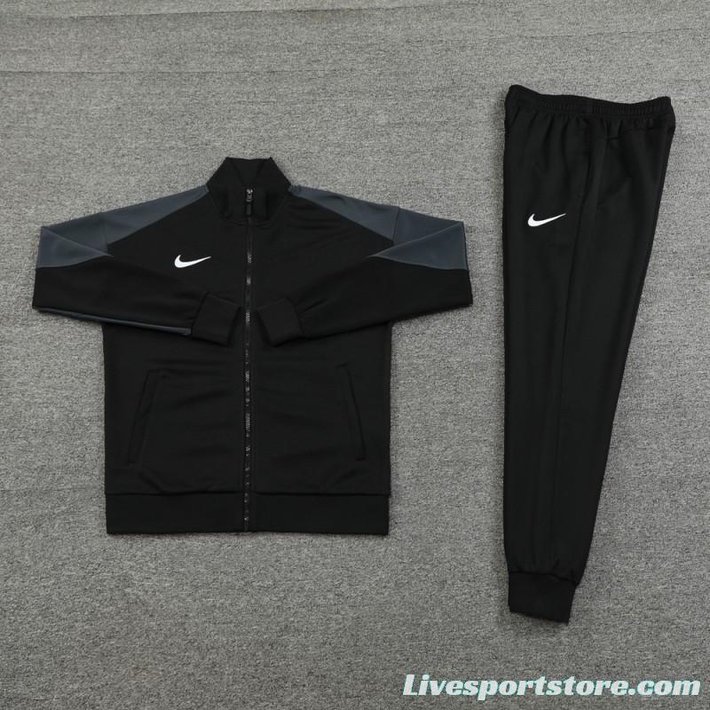 24/25 Nike Black Full Zipper Jacket +Long Pants