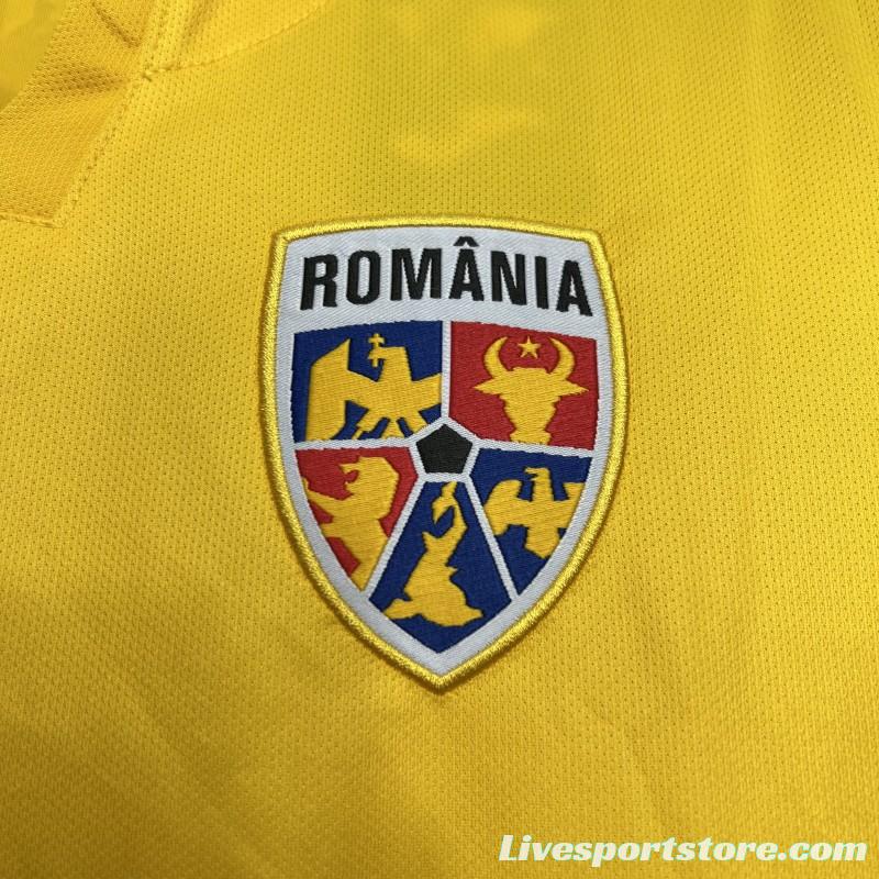 2024 Romania Euro Home Jersey