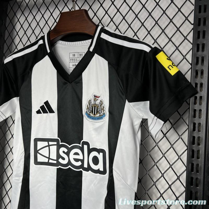 24/25 Kids Newcastle United Home Jersey