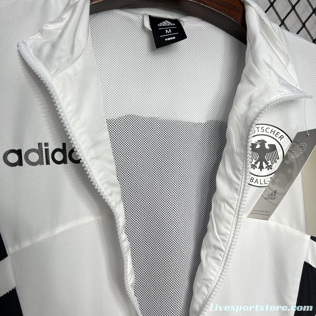 2024 Germany Euro White Windbreaker